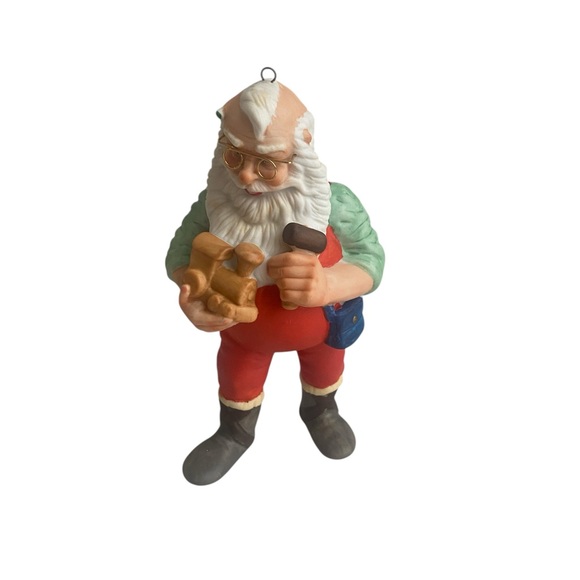 Hallmark Other - Hallmark Santa Ornament On the Right Track 1986 Signed P. Dutkin no box